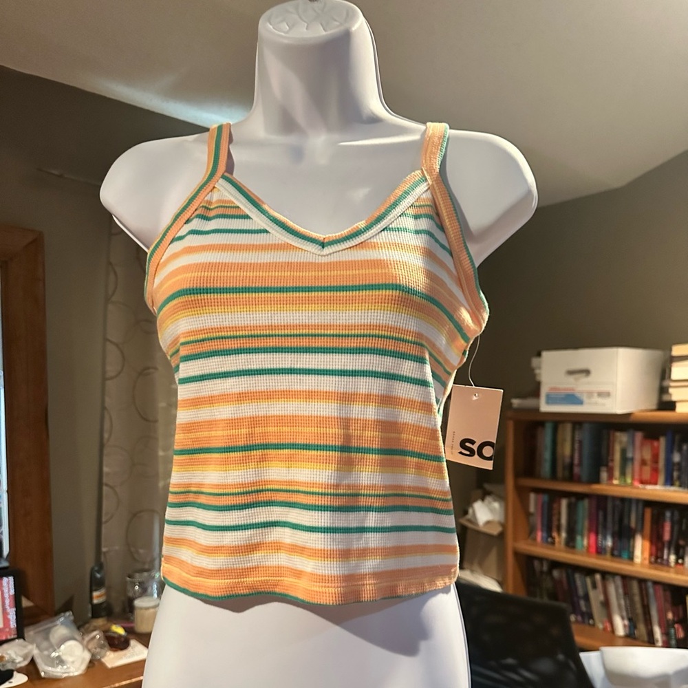Women’s striped Multicolor Tank Top